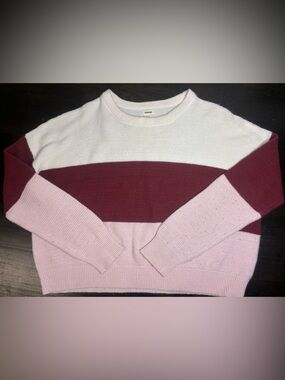 Tricolor sweater from garage